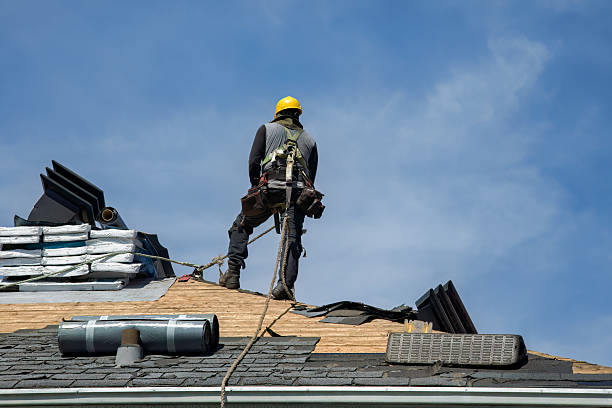 Professional Roofing technician working in Luxemburg, IA